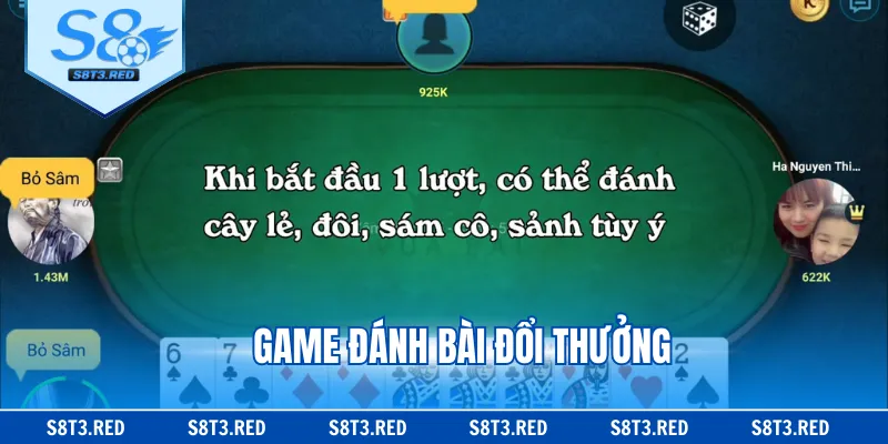 Game Đánh Bài Đổi Thưởng - Nơi Làm Giàu Cho Hội Viên S8